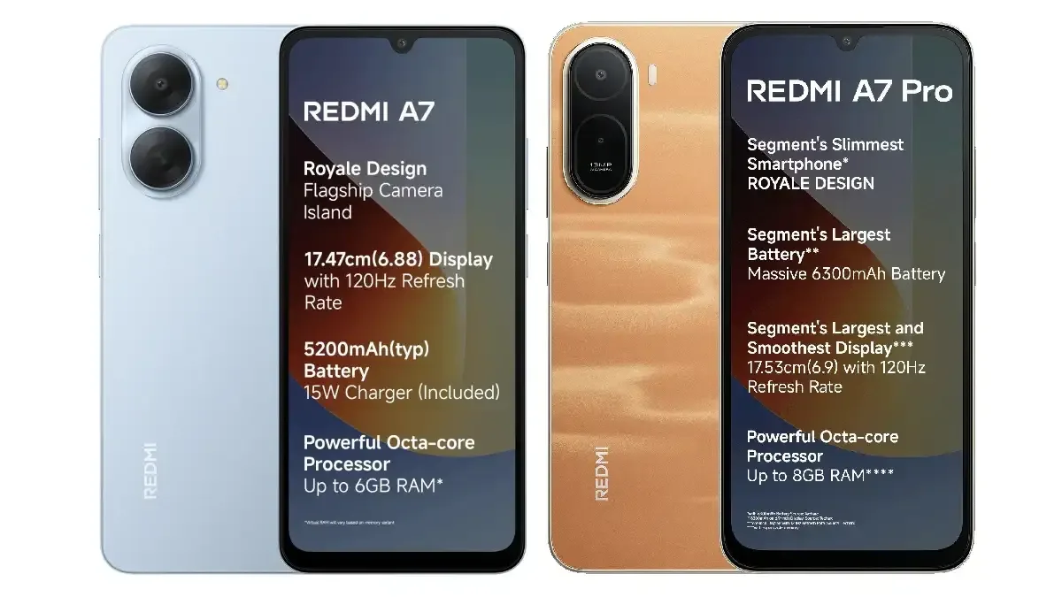 Redmi A7 4G and Redmi A7 Pro 4G